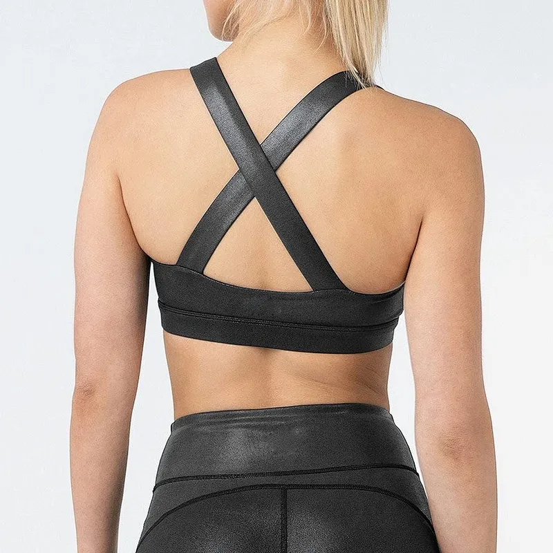 2 Piece Sports Bra Yoga Set Women Fitness High Waist Leggings Gym Wear