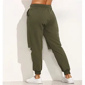 Women Custom Fashion Fitness Gym Running Ripped Jogger