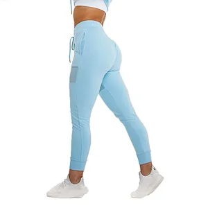 Custom Women Slim Fit Running Gym Active Mesh Jogger
