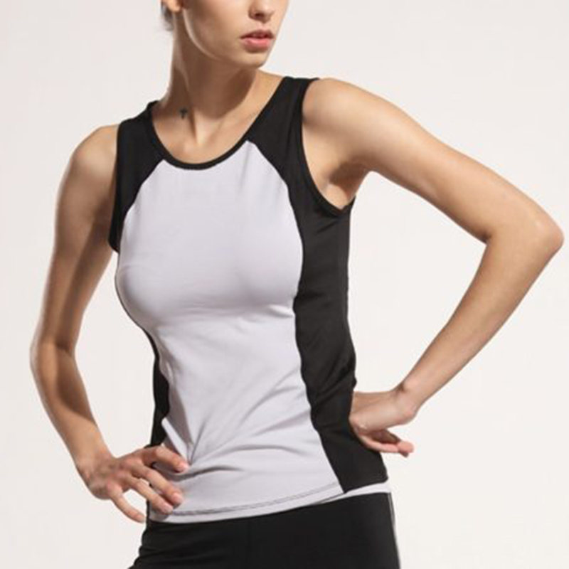 Womens Fitted Tank Top Customized Yoga Tank Top Sleeveless Activewear
