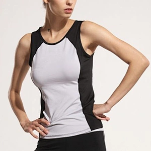 Womens Fitted Tank Top Customized Yoga Tank Top Sleeveless Activewear