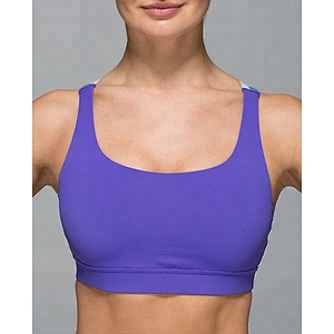 Fitness Wear Plus Size High Impact Cross Back Design Women Yoga Bra