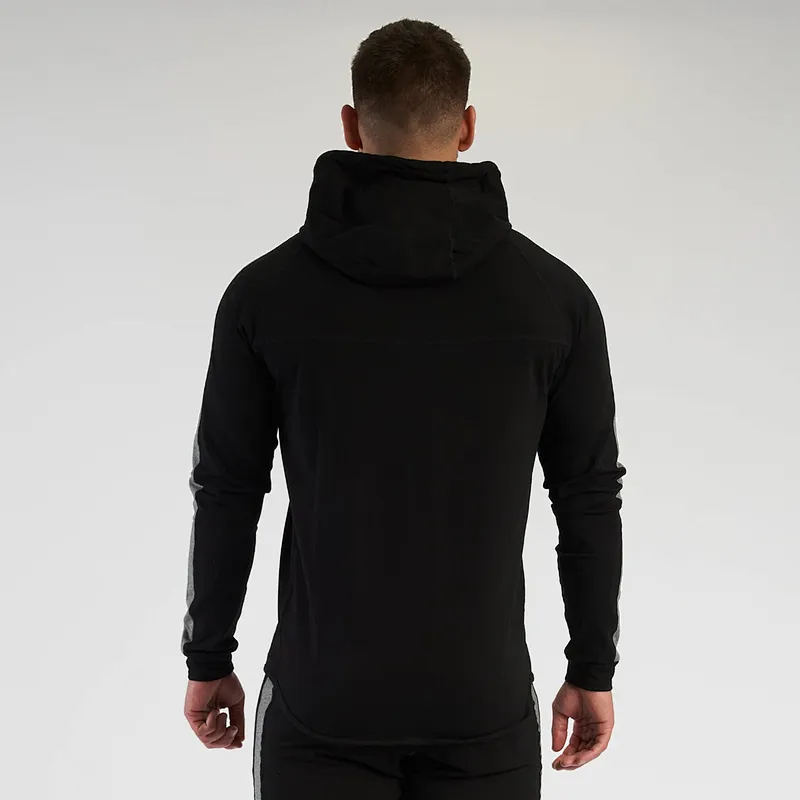 OEM Wholesale Zip Up Workout Sport Sweatshirts Autumn Men Gym Running Track Hoodie