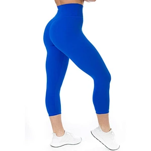 Seamless Leggings Compression Yoga Pants Womens Capri Pants