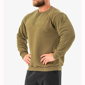 Custom Wholesale oversized Gym Crew Neck Sweat Shirts Men Crewneck Sweatshirt