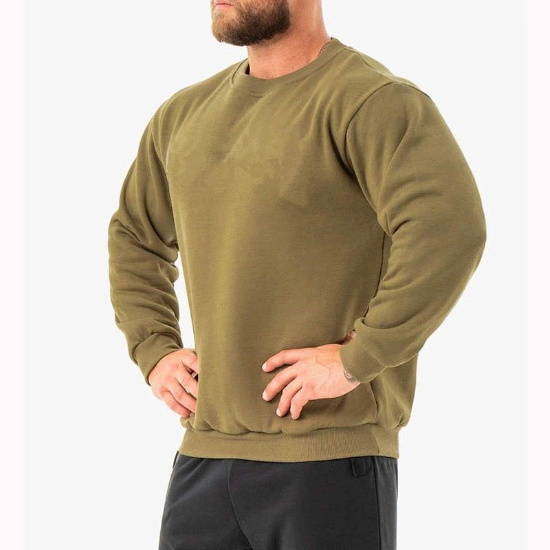 Custom Wholesale oversized Gym Crew Neck Sweat Shirts Men Crewneck Sweatshirt