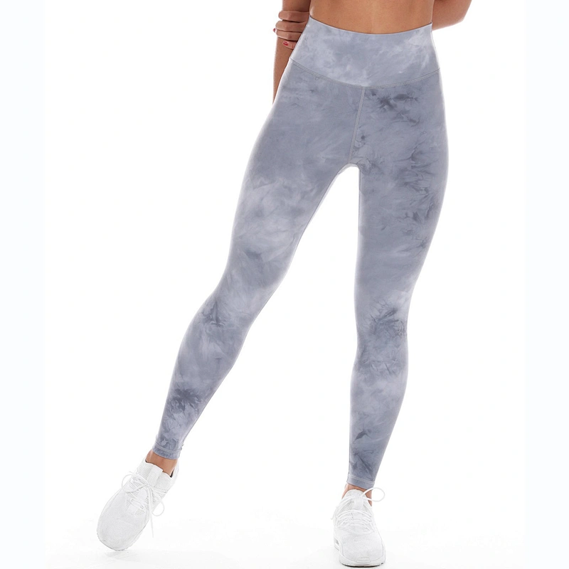Girls Gym Active Wear Tights Tie Dye Slimming Fitness Leggings Women