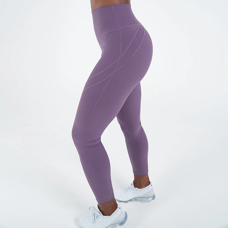 High Waisted 4-Way Stretch Skin-Friendly Not See-Through Leggings, Custom Print Leggings for Women