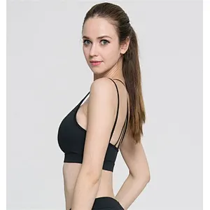 Women Activewear Push Up Sports Bra Printed Sexy Top