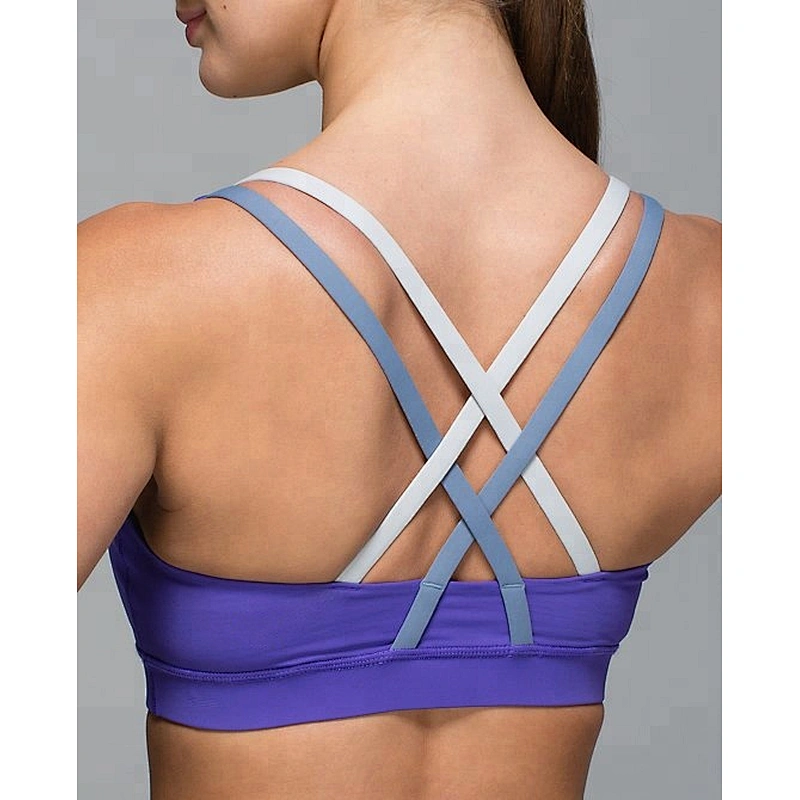 Fitness Wear Plus Size High Impact Cross Back Design Women Yoga Bra