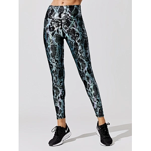 Slimming Fitness Leggings Custom Design Yoga Pants Gold Blocking