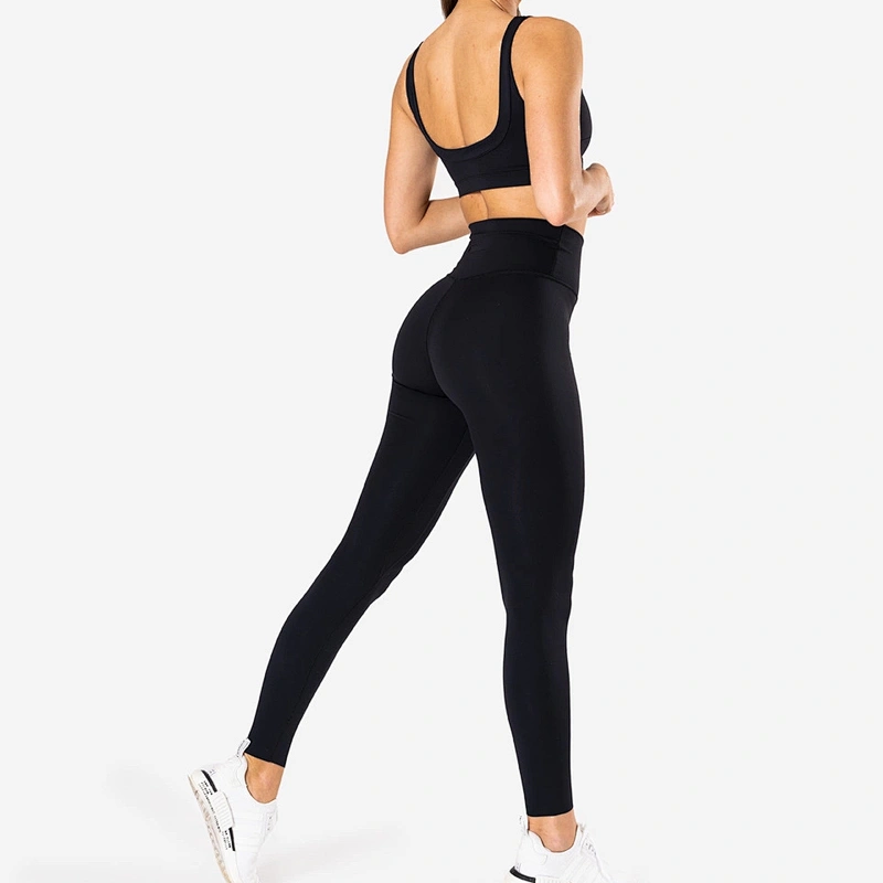 Women High Waist Fitness Workout Clothing Two Piece Yoga Sets Bra Leggings Yoga Set