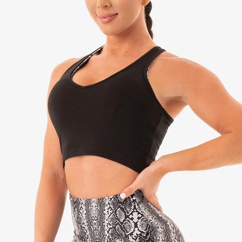Custom Plain Tank Top Sport Sexy Crop Tops Shirts For Women