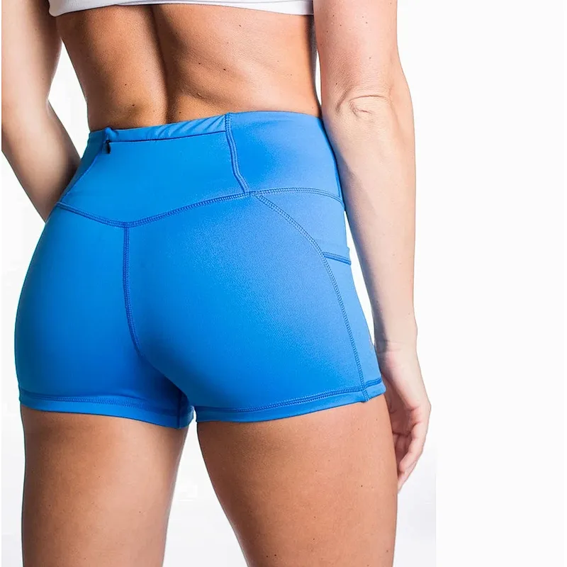 High Waisted Yoga Shorts OEM Design Womens Gym Shorts Wholesale