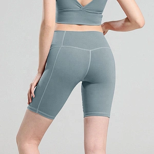 Wholesale Custom High Waist Biker Shorts Compression Shorts For Women