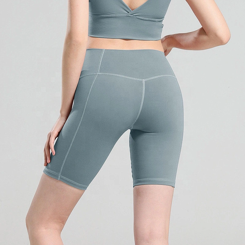 Wholesale Custom High Waist Biker Shorts Compression Shorts For Women