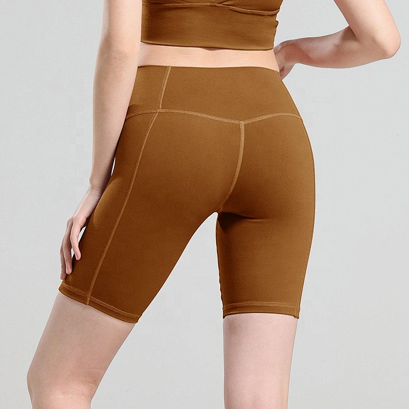 Wholesale Custom High Waist Biker Shorts Compression Shorts For Women