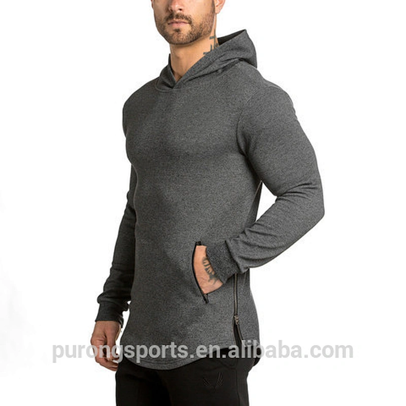 Custom logo Man Workout Running Wear Sweat-wicking Fit Sports Gym Hoodies