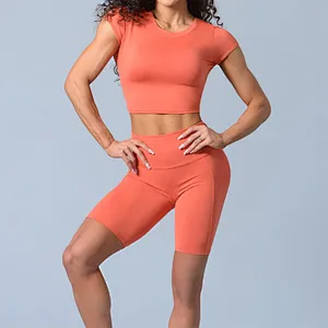 EU/US Size Wholesale GYM Fitness Yoga Sports Suits Women Fitness Yoga Set