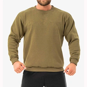 Custom Wholesale oversized Gym Crew Neck Sweat Shirts Men Crewneck Sweatshirt