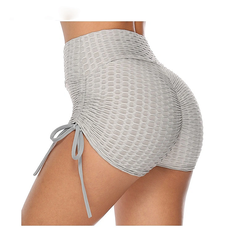 OEM Design Womens Gym Shorts Wholesale High Waisted Yoga Shorts
