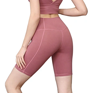 Wholesale Custom High Waist Biker Shorts Compression Shorts For Women