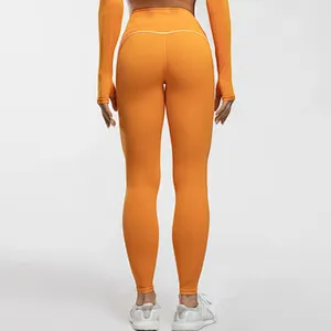 Active Wear Custom Logo Printed Leggings Women anticellulite booty Scrunch Butt Legging