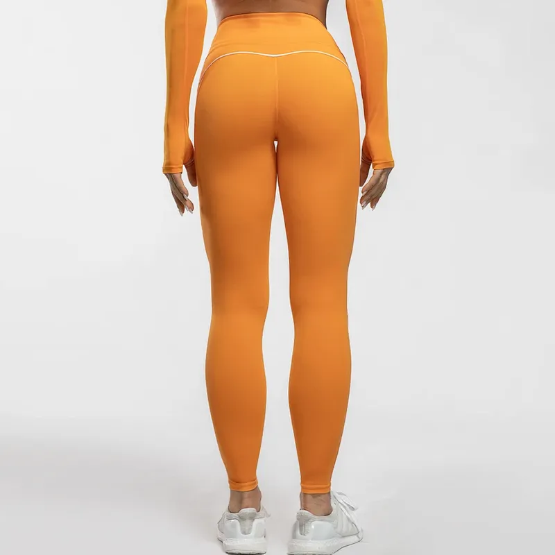 Active Wear Custom Logo Printed Leggings Women anticellulite booty Scrunch Butt Legging