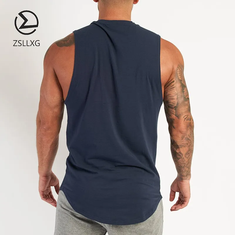 Custom Printed Gym Wear Man Sports Tank Top Men Stylish Gym Singlet