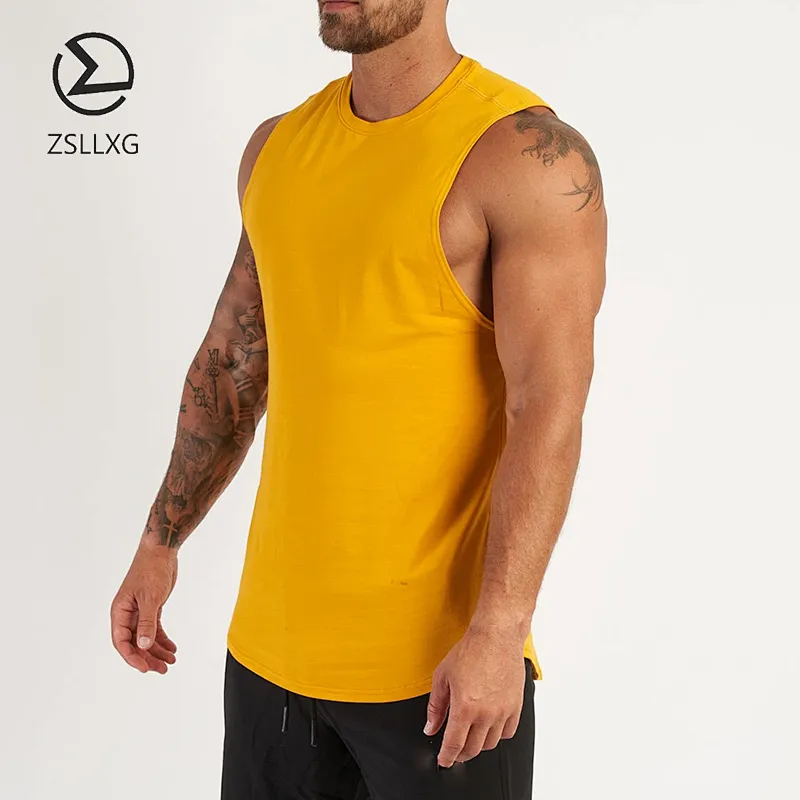 Custom Printed Gym Wear Man Sports Tank Top Men Stylish Gym Singlet