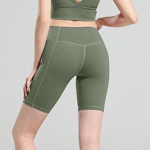 Wholesale Custom High Waist Biker Shorts Compression Shorts For Women