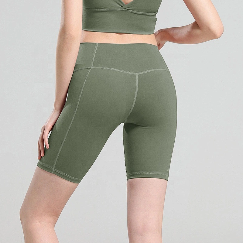 Wholesale Custom High Waist Biker Shorts Compression Shorts For Women