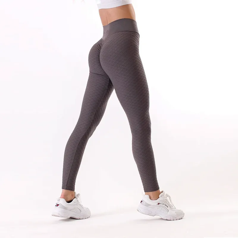 Custom Logo Printed High Waisted Compression Gym Fitness Yoga Pants