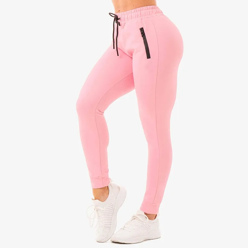 High Quality Women Custom Design Sweat Jogger With Zipper Pocket