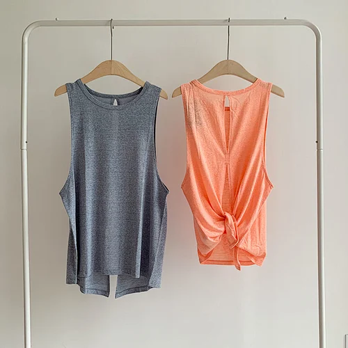 Loose Fitting Womens Tank Top Shirts Outdoor Running Shirts Wholesale