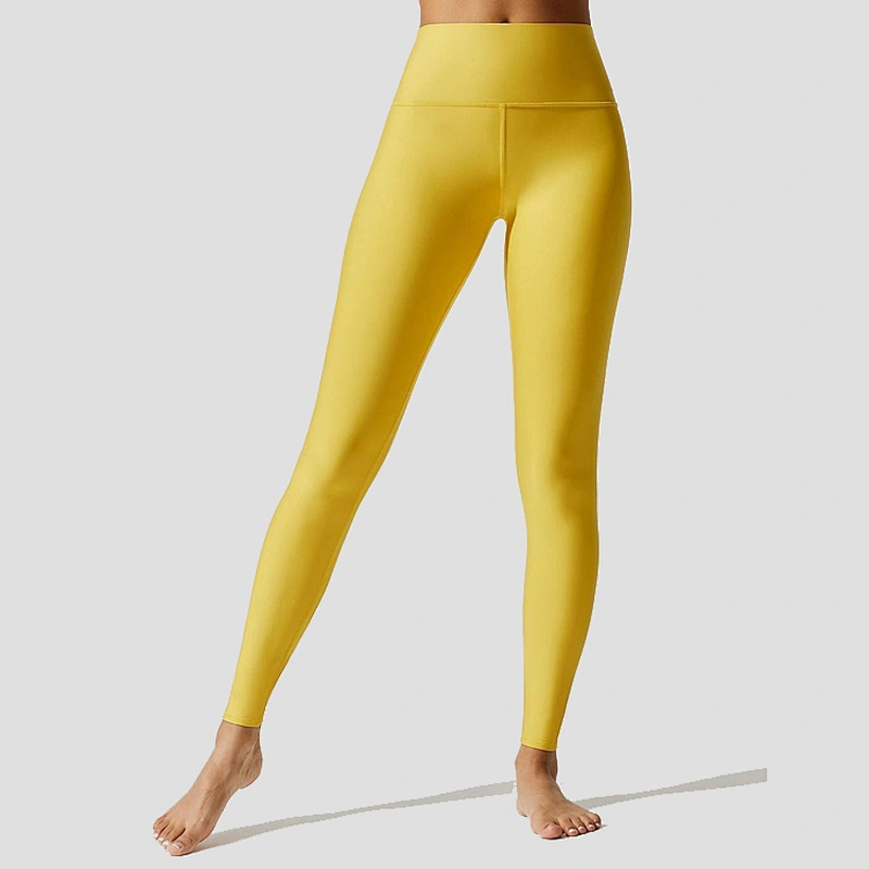 Ladies High Waisted Yoga Pants Spandex Tummy Control Fitness Gym Tights Custom Print Leggings for Women