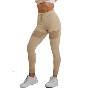 Custom Women Slim Fit Running Gym Active Mesh Jogger