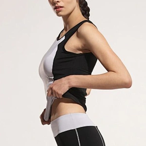 Womens Fitted Tank Top Customized Yoga Tank Top Sleeveless Activewear