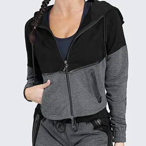 Custom Women Oversized Plain Full Zip Hoodies