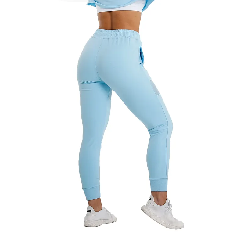 Custom Women Slim Fit Running Gym Active Mesh Jogger
