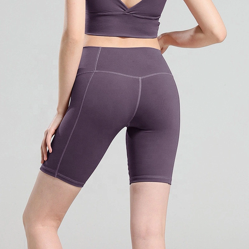 Wholesale Custom High Waist Biker Shorts Compression Shorts For Women