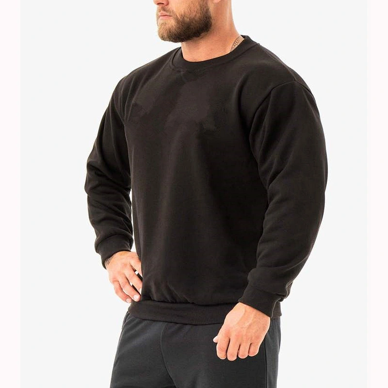 Custom Wholesale oversized Gym Crew Neck Sweat Shirts Men Crewneck Sweatshirt