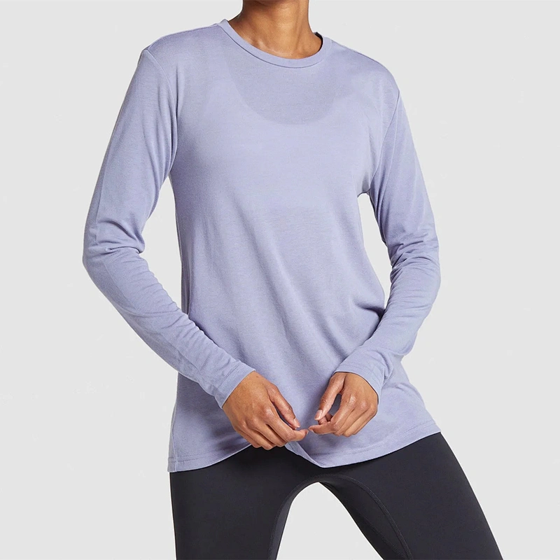 Wholesale T Shirts Customized Dri Fit Shirts Long Sleeve For Women