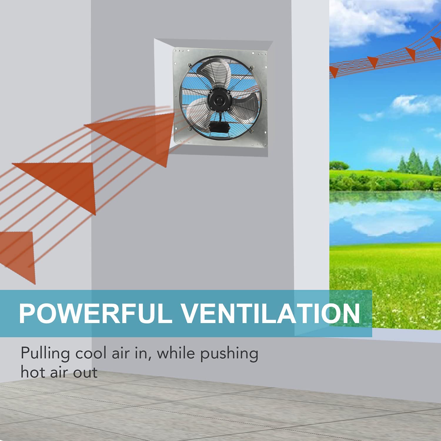 quiet garage exhaust fan
