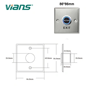 Hot Selling Stainless Steel Infrared Sensor Exit Button