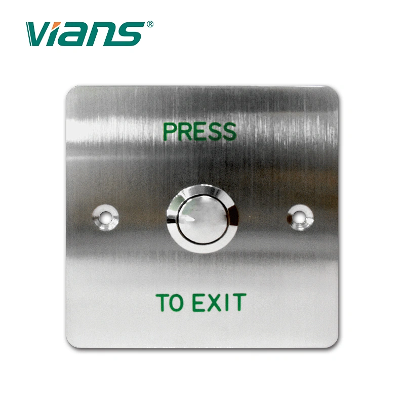 Stainless Steel Panel Door Switch Exit Push Button