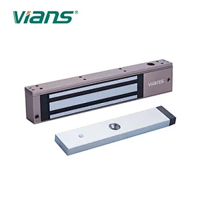 Door status signal 12V 24V Electric Magnetic Electromagnetic Lock 280KG 600LB Holding Force for Access Control