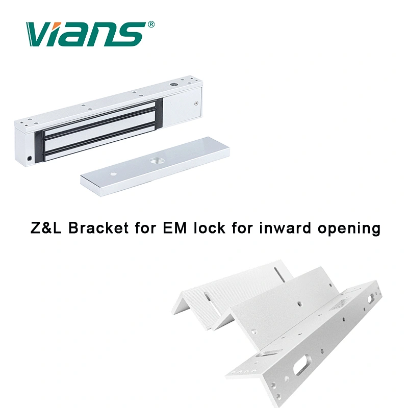 280KG ZL Type Bracket Electric Magnetic Lock  toward inside Opening Doors