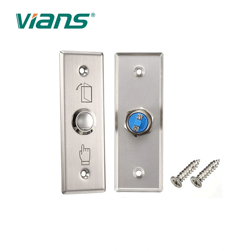 Stainless steel panel exit button finger push button for access control system door release button