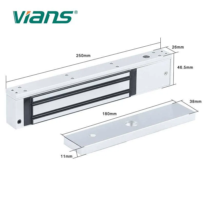 280Kg 600lbs Manufacturer Electric control electro magnetic safety door lock for signal Door